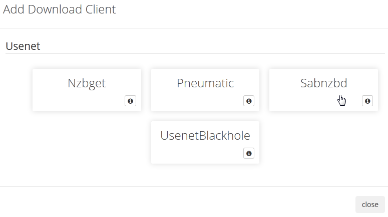 usenet sonarr